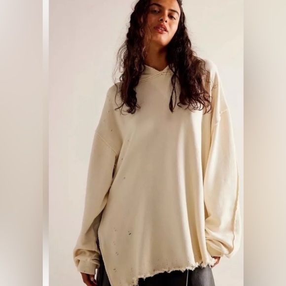 Free People Everyday Hoodie. NWT. Harbor fog